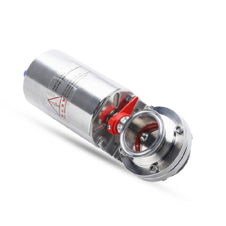 Pneumatic Quick-connect Through-type Butterfly-Valve